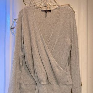 Wrap front Sweater